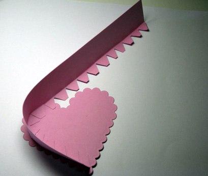 Как сделать сердце коробку из бумаги фото