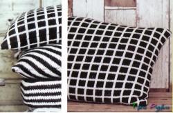 Черно-белые чехлы на подушки (1)