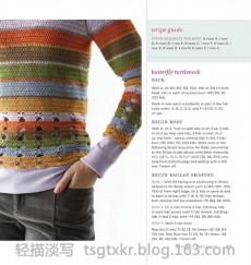 Вязаный крючком полосатый свитер 10 моделей 17