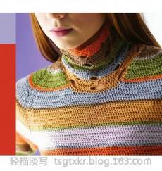 Вязаный крючком полосатый свитер 10 моделей 17
