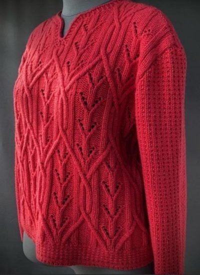 восхитительный красный свитер: тепло и уют 27