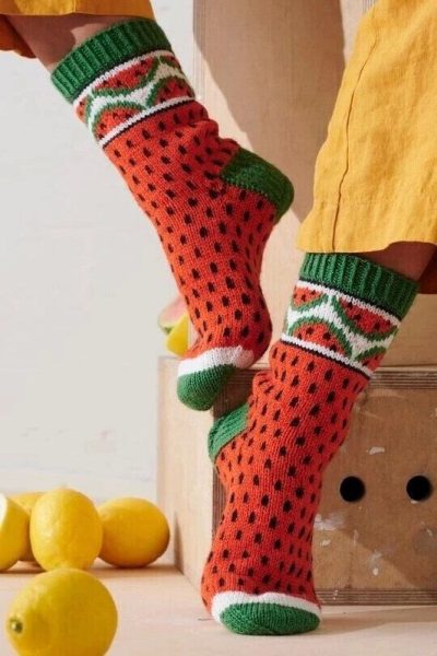 Такие ягодные носочки просто шик 3